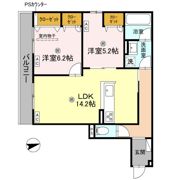 D-residence荘園Bの間取り画像