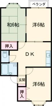 絵里奈21の間取り画像