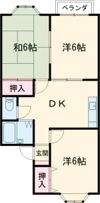 絵里奈21の間取り画像