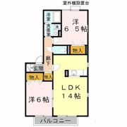 ラフィーネ B棟の間取り画像