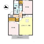 メゾン･モンテリベール Ⅰの間取り画像