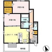 セゾンコートⅡ 春・夏 夏の間取り画像