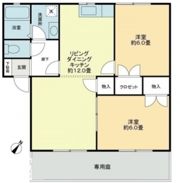 メンバーズタウン讃岐富士Bの間取り画像