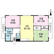 パミール香貫Bの間取り画像