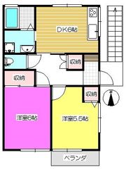 プラザイシヅカAの間取り画像