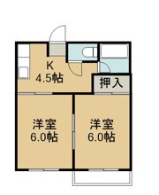 サニーコーポA棟の間取り画像