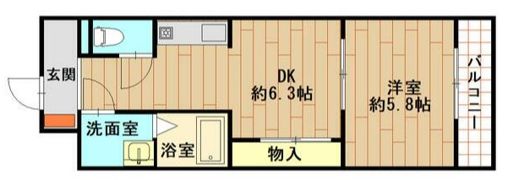 Bamboo TKの間取り画像