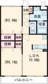 Bliss小池原の間取り画像