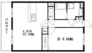 カーサ フローレスの間取り画像