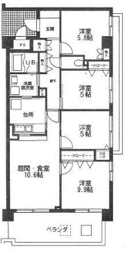 サザントゥリーⅡの間取り画像
