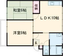 ファミール東本町Bの間取り画像
