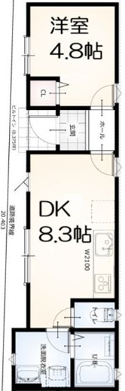 グランソフィア内野本郷(グランソフィアウチノホンゴウ) Fの間取り画像