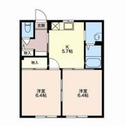 ひまわり Cの間取り画像