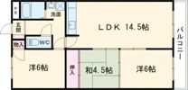 沼ノ端ハイツA棟の間取り画像