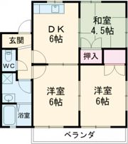 ファミール愛川の間取り画像