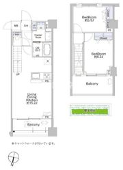 プロシード池上の間取り画像