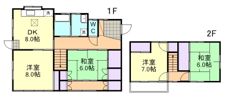 笹沖高尾様戸建 1の間取り画像