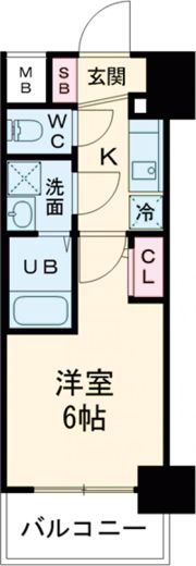 エスリード神戸大倉山ヒルズの間取り画像