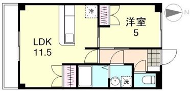 ロイヤル藤Ⅱの間取り画像