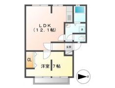 グリームハイツの間取り画像