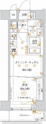 ガリシア亀戸水神の間取り画像