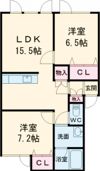 chouchou（シュシュ）の間取り画像