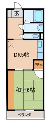 コーポサンライズの間取り画像