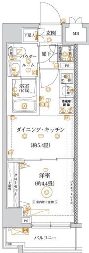 ガリシア亀戸水神の間取り画像