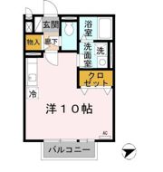 コゥジィーコート Iの間取り画像