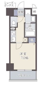 Le Lien Itayado（ルリアン板宿）の間取り画像