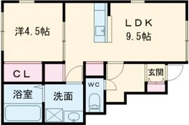 西蒲田アパートの間取り画像