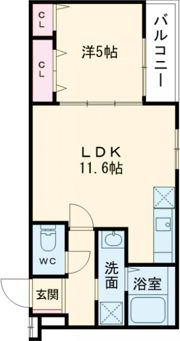 フジパレス百舌鳥駅南Ⅴ番館の間取り画像
