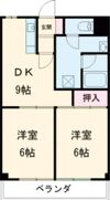 グランドハイツ森山の間取り画像