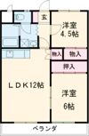 グランドハイツ森山の間取り画像