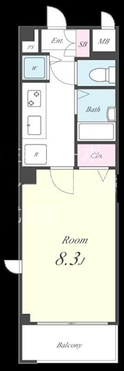 アジュールⅠの間取り画像