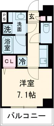 K＆K芥川の間取り画像