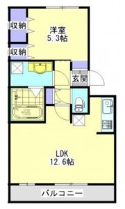 HermitⅢの間取り画像
