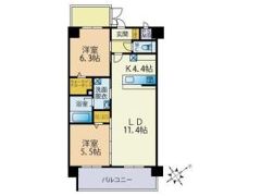 ブレス駅南Ⅱの間取り画像