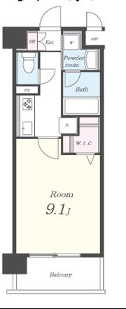 エスポアール神戸の間取り画像