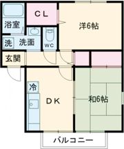 サン・メリアBの間取り画像
