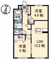 グランマスト新品治の間取り画像