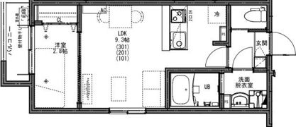 KEIAI RESIDENCE 津田沼の間取り画像