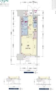 プレサンス名古屋STATIONルミアスの間取り画像
