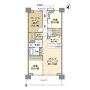 スカイティアラ イーストの間取り画像