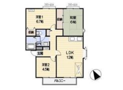 リビエール南平D棟の間取り画像