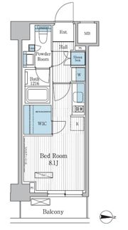 パークアクシス東陽町レジデンスの間取り画像