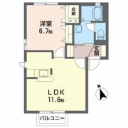 ガーデンコート壱番館の間取り画像