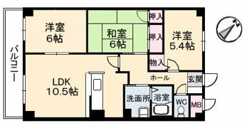 エスポワール21の間取り画像