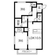 サニーコートOOKAWARA A棟の間取り画像