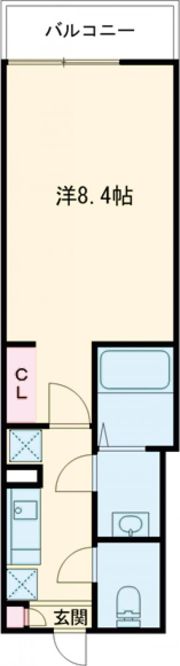 MQuarto福生の間取り画像